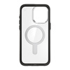 Speck Presidio Perfect-Clear ClickLock & Magsafe - iPhone 15 Pro Max Tasche (Klar / Mattschwarz / Schiefergrau)