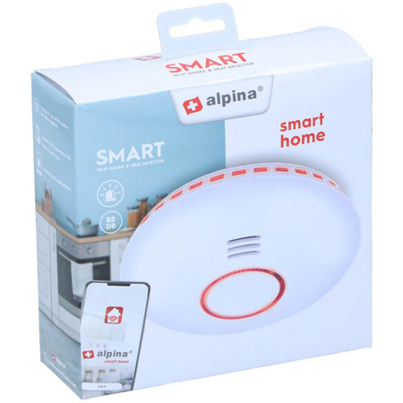 Alpina - Wi-Fi smart smoke detector