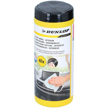 Dunlop - vlhčené ubrousky pro péči o kokpit automobilu (40 ks).)