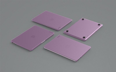 Incase keményhéj tok - MacBook Air 13.6" M2 (2022) (Dots/Ice Pink)