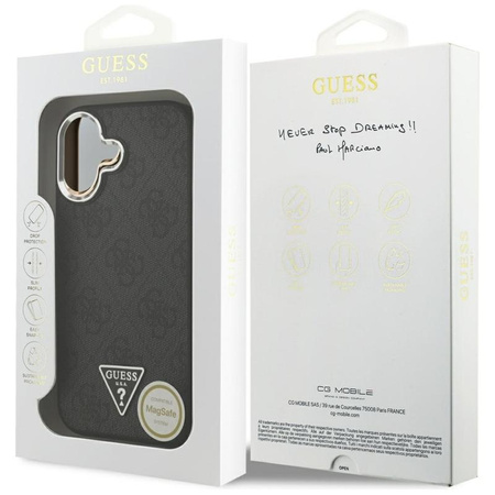 Guess 4G Triangle Logo MagSafe - Case iPhone 17 (black)