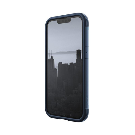 X-Doria Raptic Shield - Coque aluminium iPhone 14 (Testé en chute 3m) (Bleu Marine)