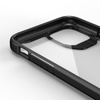 Crong Hybrid Clear Cover - iPhone 11 Pro case set (black) + 9H hybrid glass