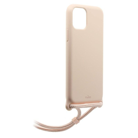 PURO ICON Cross Body - pouzdro pro iPhone 11 (pískově růžové)