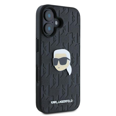 Karl Lagerfeld Monogram Karl Head Pin - Pouzdro iPhone 16 (černé)