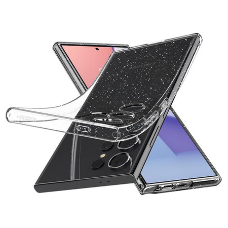 Spigen Liquid Crystal Glitter - tok Samsung Galaxy S24 Ultra (átlátszó)