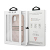 Guess 4G Printed Stripe - iPhone 11 Tasche (rosa)