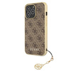 Guess 4G Charms Collection - iPhone 13 Pro Max tok (barna)