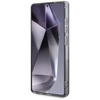 Guess Glitter Flowers Triangle Buttons MagSafe - Tasche für Samsung Galaxy S25 Ultra (schwarz)