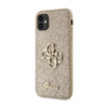 Guess Glitter Script Big 4G - Case iPhone 11 (Gold)