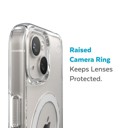 Speck Presidio Perfect-Clear + MagSafe - Tasche iPhone 15 Plus / iPhone 14 Plus (Klar)