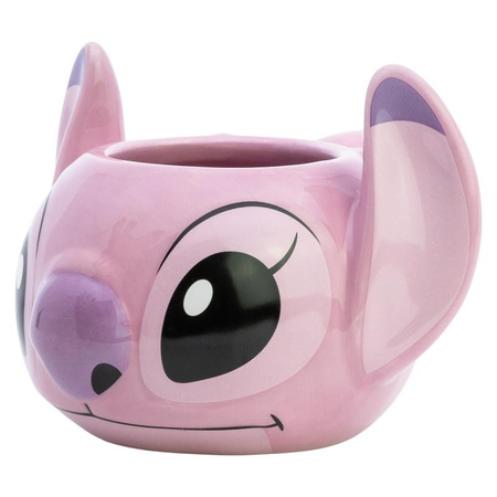 Disney Stitch - Tasse en céramique 3D dans un coffret cadeau de la collection Angel 375ml