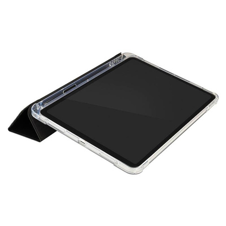 Tucano Satin Case - Tasche für iPad 11" (2025) / iPad 10.9" (2022) mit Magnet & Standfuß mit Apple Pencil Halter (schwarz)