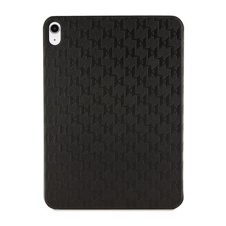 Karl Lagerfeld Folio Magnet Allover Saffiano Monogram NFT Ikonik - Etui iPad 10.9" (2022) (Czarny)