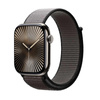 Crong Nylon - Bracelet sport pour Apple Watch 44/45/46/49 mm (Night Grey)