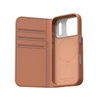 Moshi Overture MagSafe - Leather 3-in-1 Flip Case iPhone 17 Pro (Misty Coral)