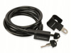 Dunlop - anti-theft bicycle key lock 150 cm + handle (black)