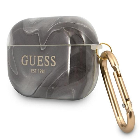 Guess Marble Est. - Airpods Pro Case (black)