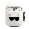 Karl Lagerfeld Choupette 3D - Étui pour Apple Airpods (blanc)