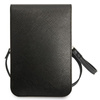 Guess Wallet Saffiano Triangle Logo Phone Bag - Smartphone- und Zubehörtasche (Schwarz)