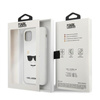 Karl Lagerfeld Choupette Head Silicone - iPhone 11 Case (white)