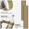 Crong Melange - Bracelet magnétique pour Apple Watch 38/40/41/42 mm (jaune melange)