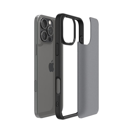 Spigen Ultra Hybrid - Hülle für iPhone 16 Pro (Frost Black)