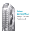 Speck Presidio Perfect-Clear avec Grips + MagSafe - Coque pour iPhone 13 Pro avec revêtement MICROBAN (transparent)