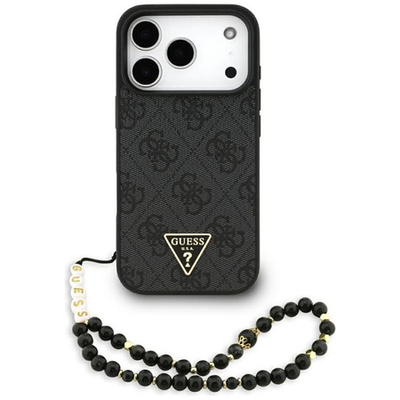 ETUI MAGSAFE GUESS DO IPHONE 17 PRO CZARNE ZE SMYCZĄ MAGNETYCZNE CASE
