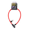 Dunlop - Cable, anti-theft bicycle lock (red)