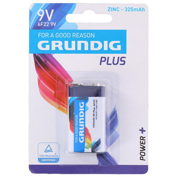 Grundig - Zinková baterie 6F22 9V 325mAh