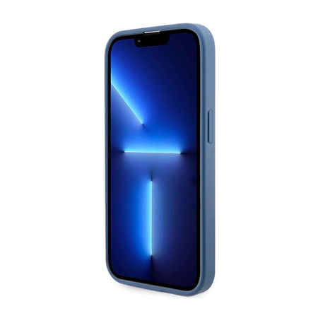 Guess 4G Printed Stripes MagSafe - Schutzhülle für iPhone 14 Pro (Blau)