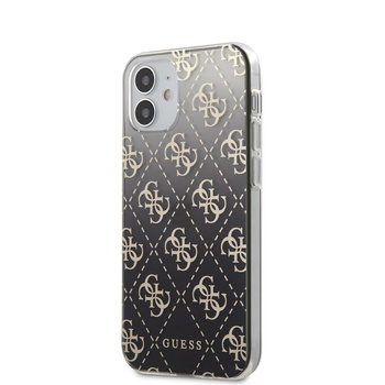 Guess 4G Gradient - Coque pour iPhone 12 Mini (noir)