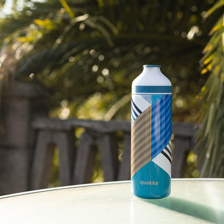 Quokka Mineral Steel - Stainless steel thermal bottle with magnetic closure 430 ml (Geo)