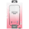 Speck Presidio Perfect-Clear + Ombre - Coque pour iPhone 14 Pro Max avec revêtement MICROBAN (Clear / Vintage Rose Fade)