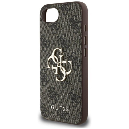 Guess 4G Big Logo - Case for iPhone 16e (brown)