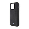 BMW Leather Diamond Pattern - Etui iPhone 15 Pro Max (czarny)