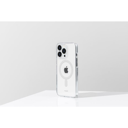 Moshi Arx Clear Slim Hardshell Case - iPhone 13 Pro MagSafe Case (Crystal Clear)