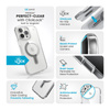 Speck Presidio Perfect-Clear ClickLock & MagSafe - Pouzdro iPhone 16 Pro Max (Clear / Chrome Finish / Serene Silver)