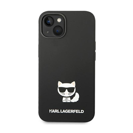 Karl Lagerfeld Choupette Body - Case for iPhone 14 Plus (Black)