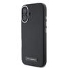 Karl Lagerfeld FW Metal Plate MagSafe - Hülle für iPhone 16 (schwarz)