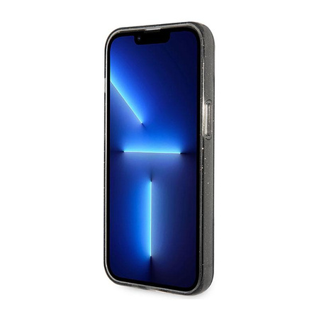 Karl Lagerfeld IML Glitter NFT Karl & Choupette - iPhone 12 / iPhone 12 Pro tok (fekete)