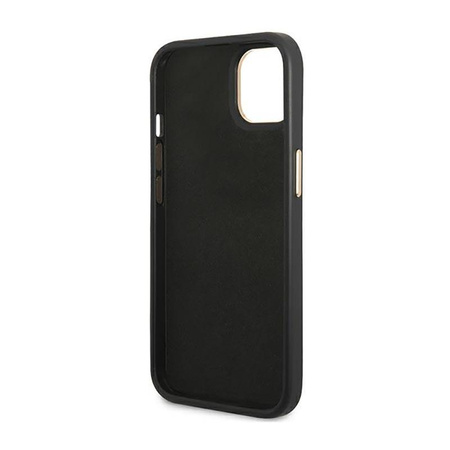 Guess Croco Collection – Etui iPhone 14 (czarny)