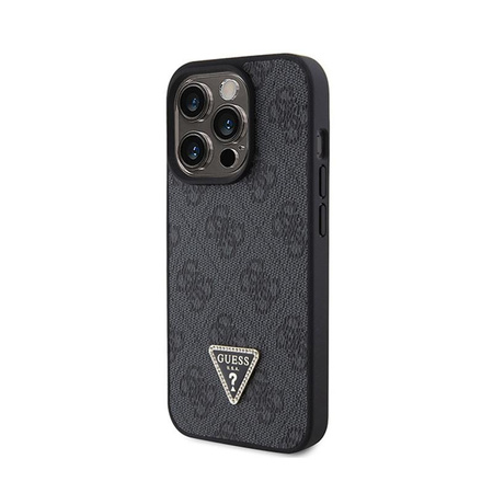 Guess Crossbody 4G Metal Logo - Coque iPhone 15 Pro Max (noir)