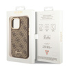 Guess 4G Metal Camera Outline Case - Tasche für iPhone 14 Pro (Braun)