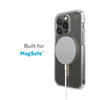 Speck Presidio Perfect-Clear with Glitter + MagSafe - Etui iPhone 14 Pro z powłoką MICROBAN (Clear / Gold Glitter)