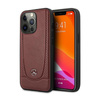 Mercedes Leder Urban Line - iPhone 14 Pro Max Tasche (rot)