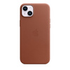 Apple Leather Case - Skórzane etui z MagSafe do iPhone 14 Plus (umbra)