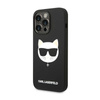 Karl Lagerfeld Choupette Head MagSafe Silicone - Etui iPhone 14 Pro (czarny)