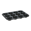 NON-STICKING MUFFIN BAKING FORM 12 STEEL, for Cupcakes, Alpina